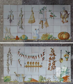 hand painted tiles azulejos