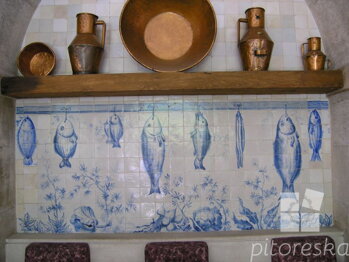 hand painted tiles azulejos