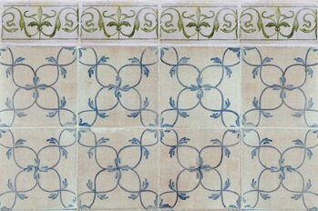 medieval renaissance hand painted tiles historical decorative pavement