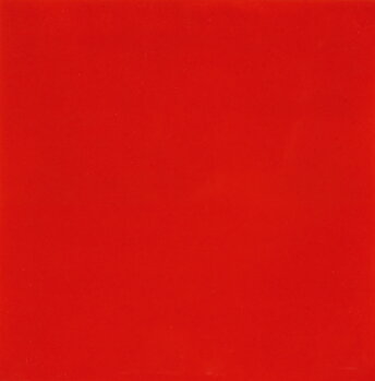 red 4 matching unicolor plain tiles hand made
