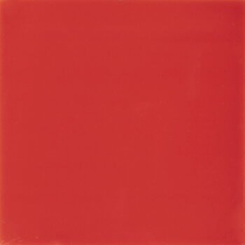 red 6 matching unicolor plain tiles hand made