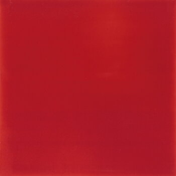 red 7 matching unicolor plain tiles hand made