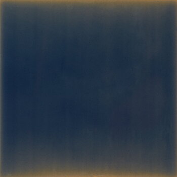 blue 4 matching unicolor plain tiles hand made