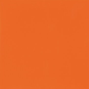 orange 2 matching unicolor plain tiles hand made