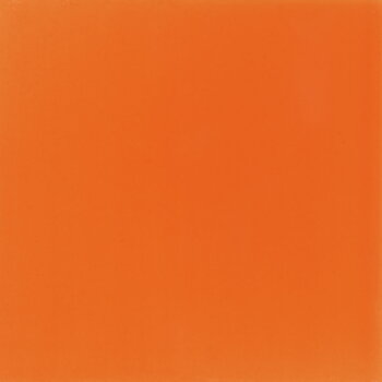 orange 4 matching unicolor plain tiles hand made