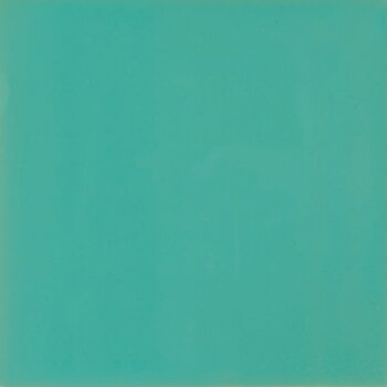 green 6 matching unicolor plain tiles hand made