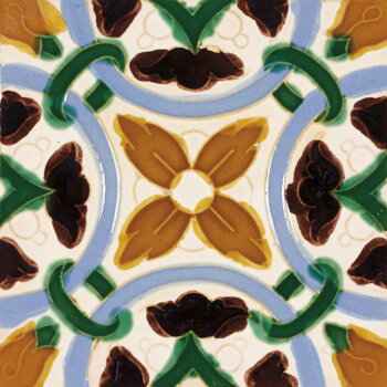 hispanic-arabic handmade tile