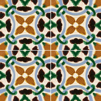 hispanic-arabic handmade tile