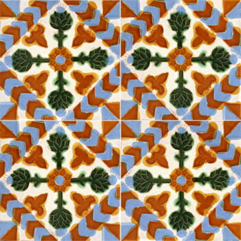 hispanic-arabic handmade tile