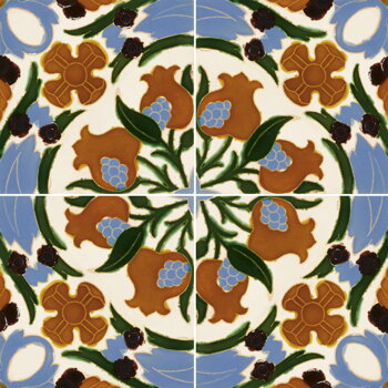 hispanic-arabic handmade tile