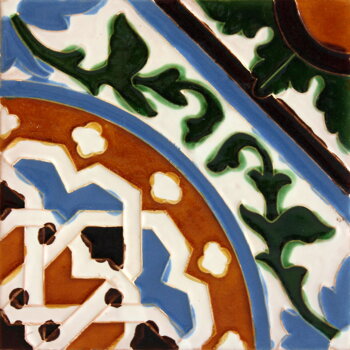 hispanic-arabic handmade tile