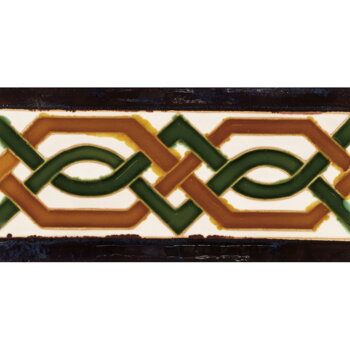 hispanic-arabic handmade tile