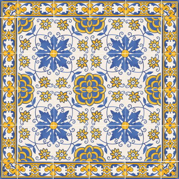 hand painted tiles - traditional