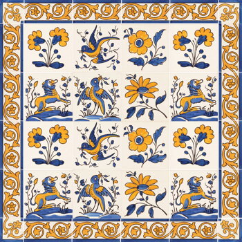 hand painted tiles - traditional hand painted tiles - traditional motifs