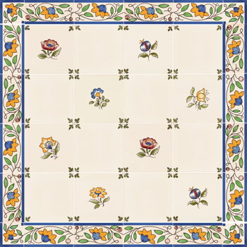 ručne maľované kachličky - tradicionálne, azulejos