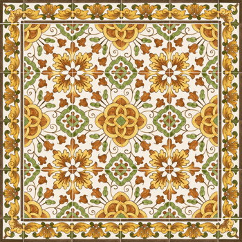 hand painted tiles - traditional motifs