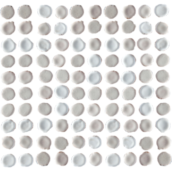 glazovana terakota mozaika bodky tre bianchi