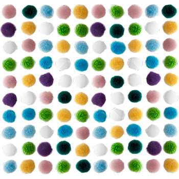 glazovana terakota mozaika bodky multicolor