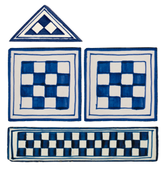 malovana glazovana terakota tradicna antico vietri scacchi
