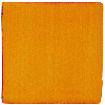 glazovana terakota kresba stetca rucne robena arancio scuro oranzova tmava