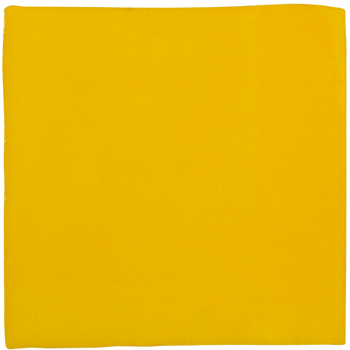 glazovana terakota kresba stetca rucne robena giallo scuro zlta tmava