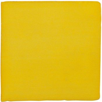 glazovana terakota kresba stetca rucne robena giallo chiaro zlta svetla