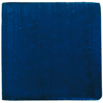 glazovana terakota kresba stetca rucne robena blu scuro modra tmava
