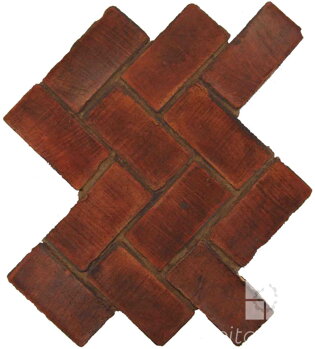 hand made terracotta tiles spanish pedralbes treated