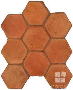 hand made terracotta tiles spanish pedralbes treated