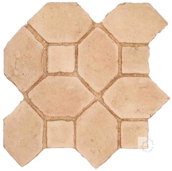 hand made picket dot terracotta tiles spanish pedralbes treated