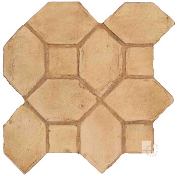 hand made picket dot terracotta tiles spanish pedralbes treated