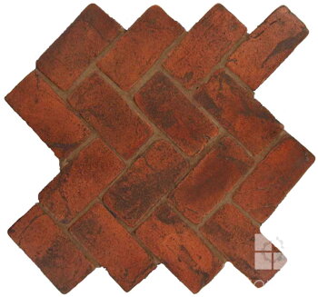 hand made terracotta tiles spanish pedralbes treated