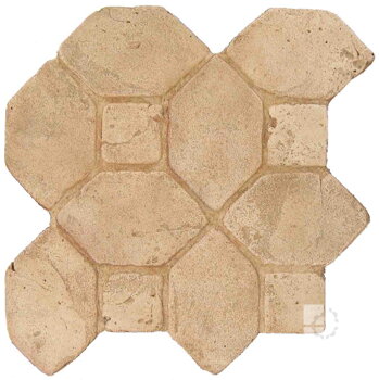 hand made picket dot terracotta tiles spanish pedralbes treated