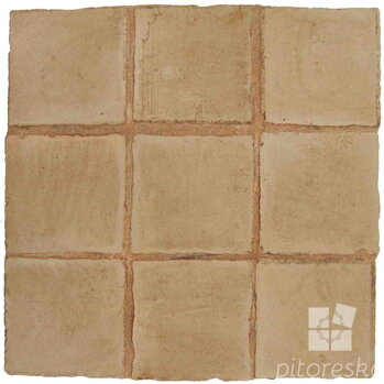 hand made terracotta tiles spanish pedralbes treated