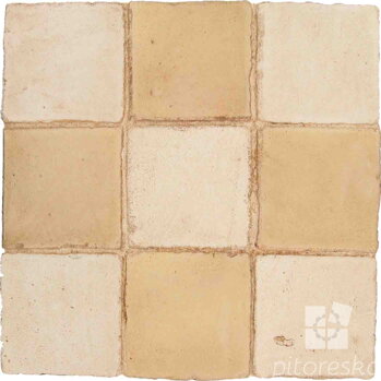 hand made terracotta tiles spanish pedralbes treated