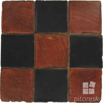 hand made terracotta tiles spanish pedralbes treated