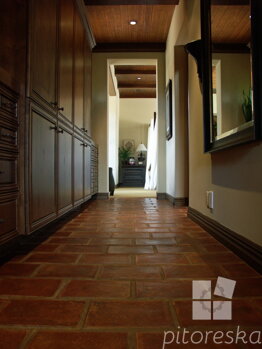 antique terracotta floor tiles halls stairs wine cellars