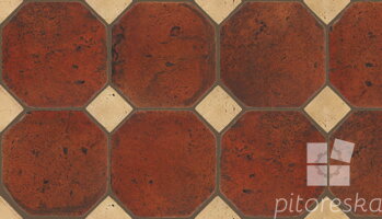 terracotta floor tiles hand made traditional spanish treated luxury cotto octagon + dot