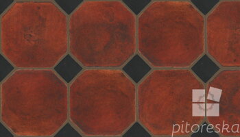 terracotta floor tiles hand made traditional spanish treated luxury cotto octagon + dot