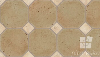 terracotta floor tiles hand made traditional spanish treated luxury cotto octagon + dot