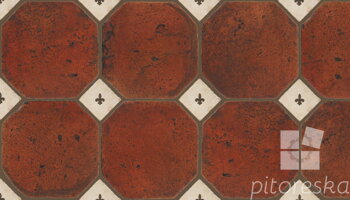 terracotta floor tiles hand made traditional spanish treated luxury cotto octagon + dot