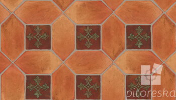 terracotta floor tiles hand made traditional spanish treated luxury cotto picket + square