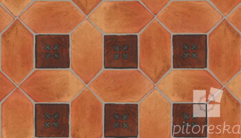 terracotta floor tiles hand made traditional spanish treated luxury cotto picket + square