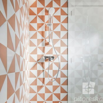 rucne robene glazovane obklady terakota dvojfarebne geometricky vzor
