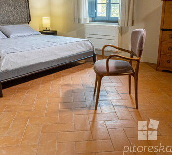 modern light coloured terracotta tiles