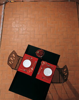 Hand made tuscan terracotta tiles - semi-polished finish