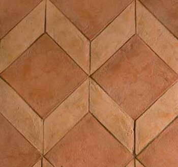 traditional terracotta tuscan tile flooring pavement composizioni fiorentine