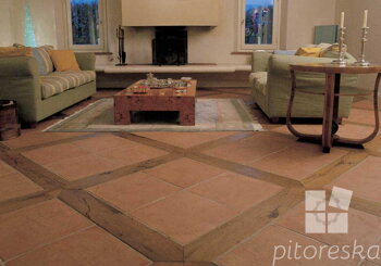 Hand made tuscan terracotta tiles - traditional