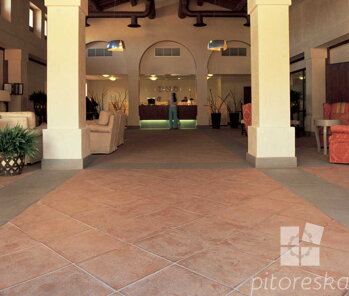 Hand made tuscan terracotta tiles - traditional