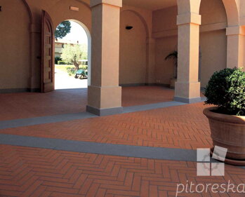 traditional tuscan terracotta tiles rustic finish